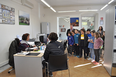 Visita dels alumnes de 3r de l'escola Sot del Camp a l'Ajuntament