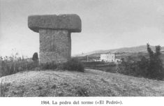 1964 - La pedra del terme (El Pedr)