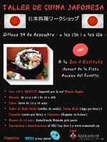 Cartell Taller cuina japonesa 2014