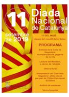 Cartell Diada Nacional de Catalunya 2019