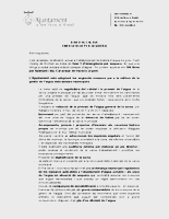 Ban Emergència 1 Sequera_Actuacions municipals