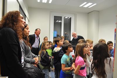 Visita dels alumnes de 3r de l'escola Sot del Camp a l'Ajuntament