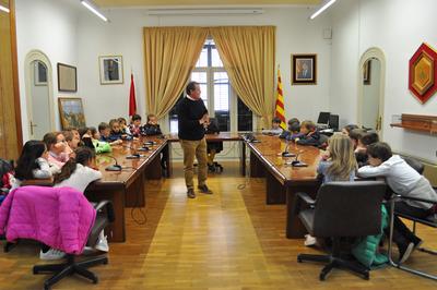 Visita de l'Escola Sant Jordi a l'Ajuntament