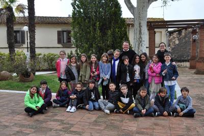 Visita de l'Escola Sant Jordi a l'Ajuntament