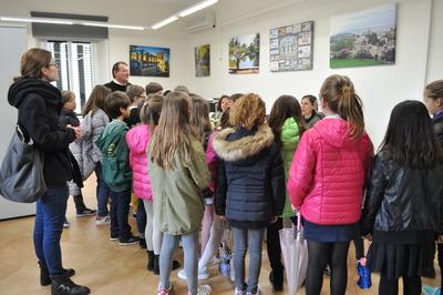 Visita de l'Escola Sant Jordi a l'Ajuntament