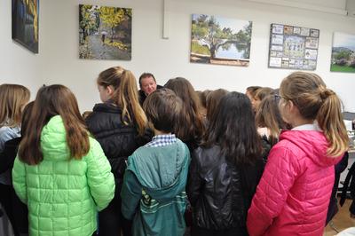 Visita de l'Escola Sant Jordi a l'Ajuntament