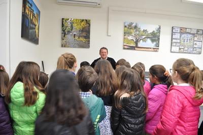 Visita de l'Escola Sant Jordi a l'Ajuntament