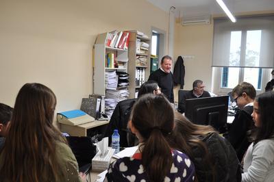 Visita de l'Escola Sant Jordi a l'Ajuntament