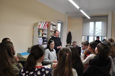 Visita de l'Escola Sant Jordi a l'Ajuntament