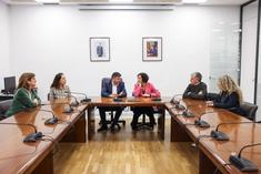 Visita de la consellera Romero