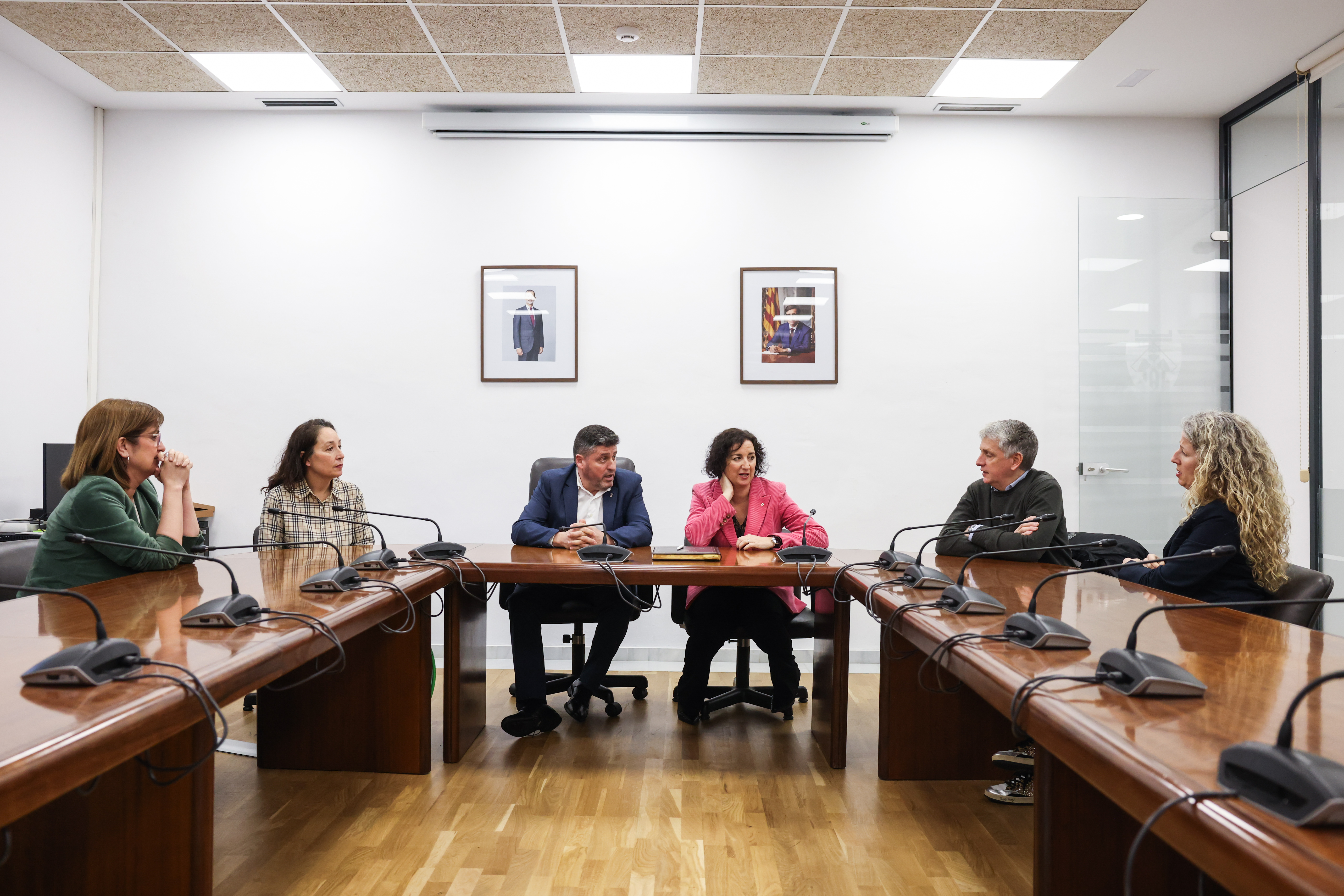 Visita de la consellera Romero