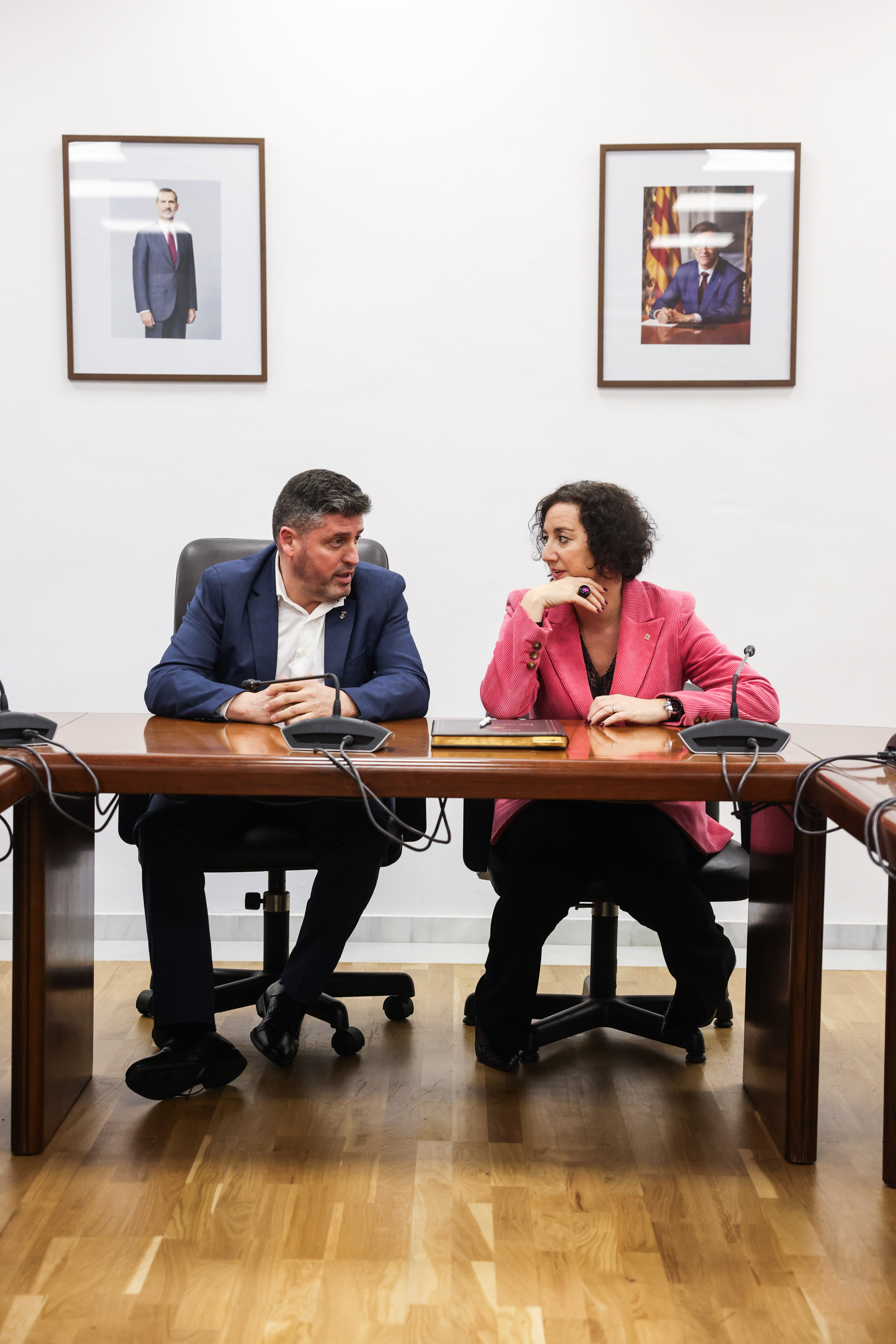Visita de la consellera Romero