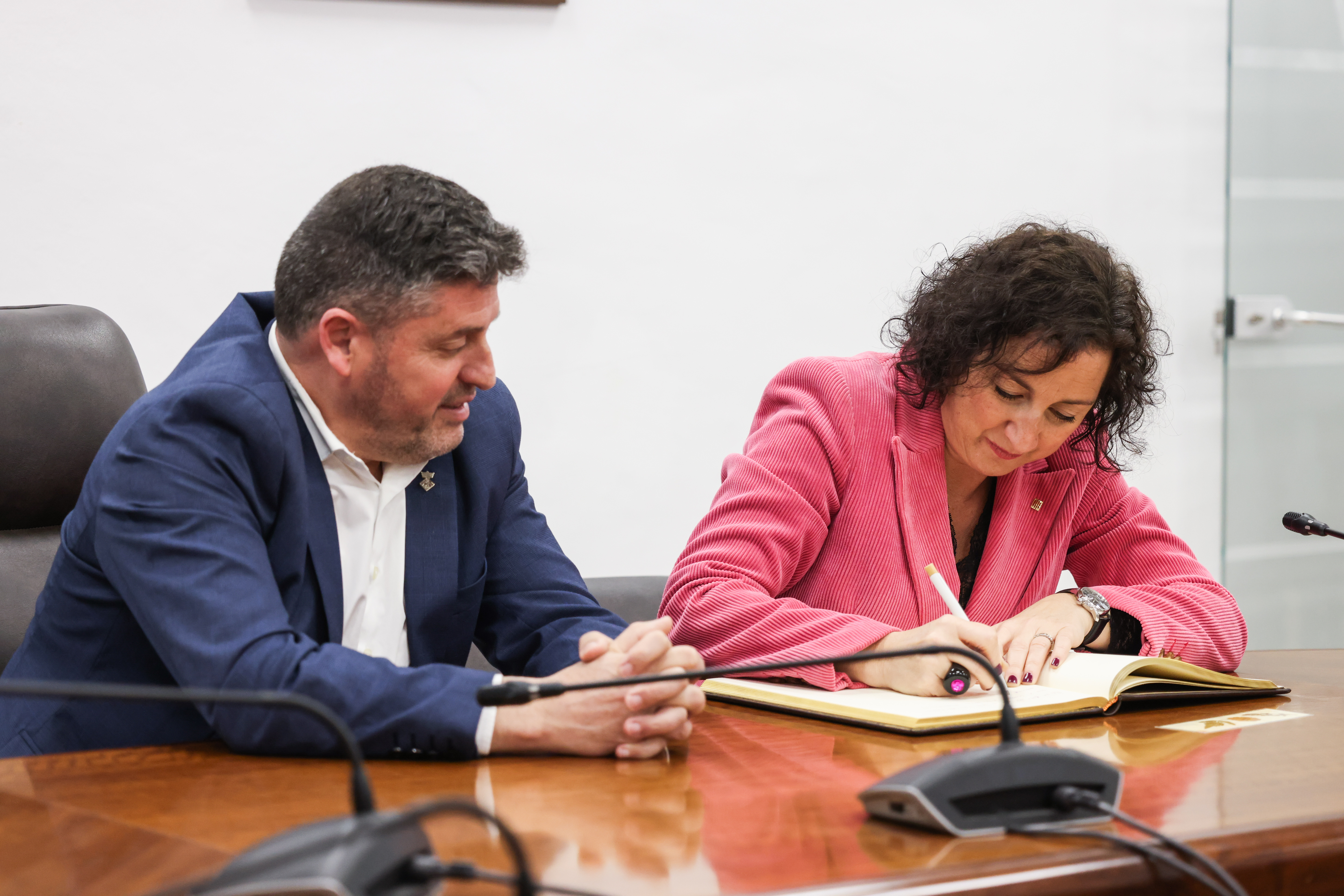 Visita de la consellera Romero