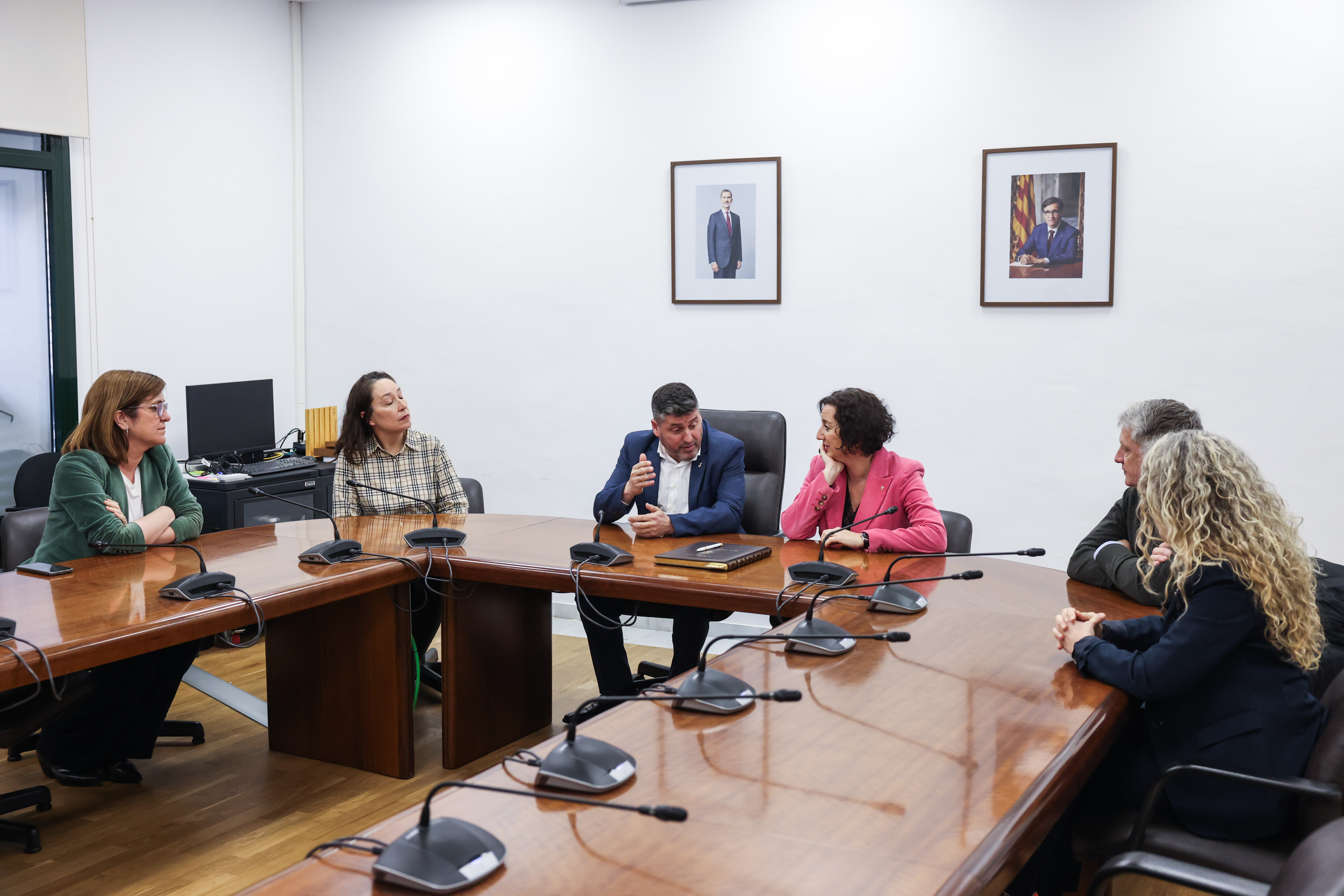 Visita de la consellera Romero
