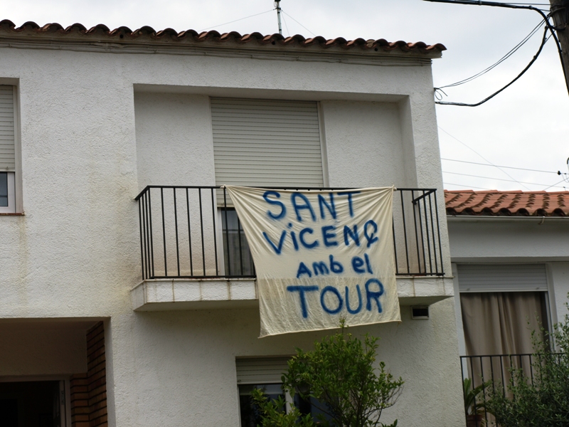 Pas de la 6a etapa del Tour 2009 per Sant Vicen