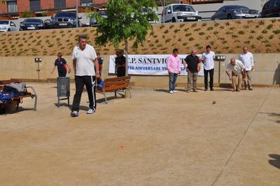 Felip Puig amb el Club petanca Santvicent