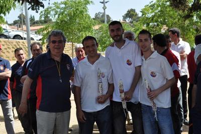 Felip Puig amb el Club petanca Santvicent