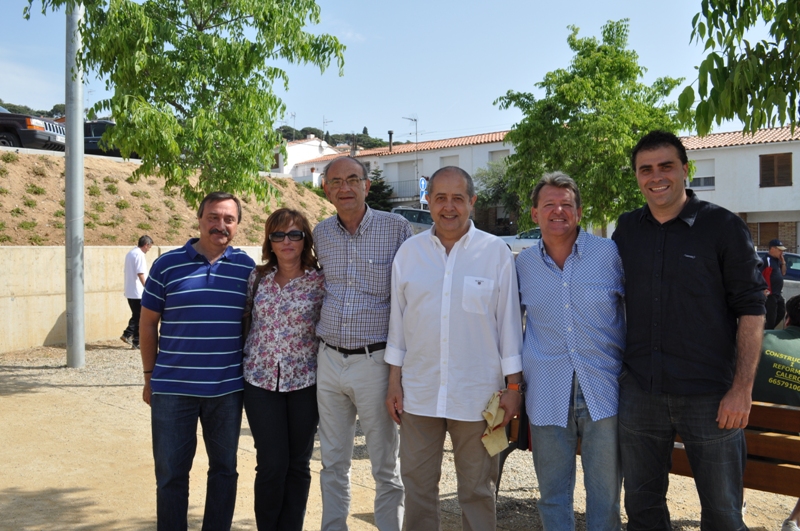 Felip Puig amb el Club petanca Santvicent