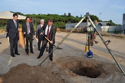 Collocaci primera pedra de l'Institut de Sant Vicen de Montalt