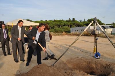 Collocaci primera pedra de l'Institut de Sant Vicen de Montalt