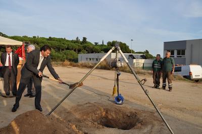 Collocaci primera pedra de l'Institut de Sant Vicen de Montalt