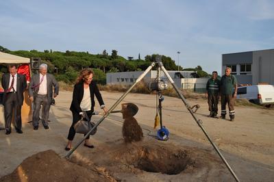 Collocaci primera pedra de l'Institut de Sant Vicen de Montalt