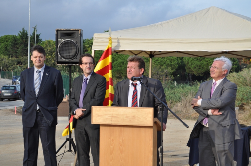 Collocaci primera pedra de l'Institut de Sant Vicen de Montalt