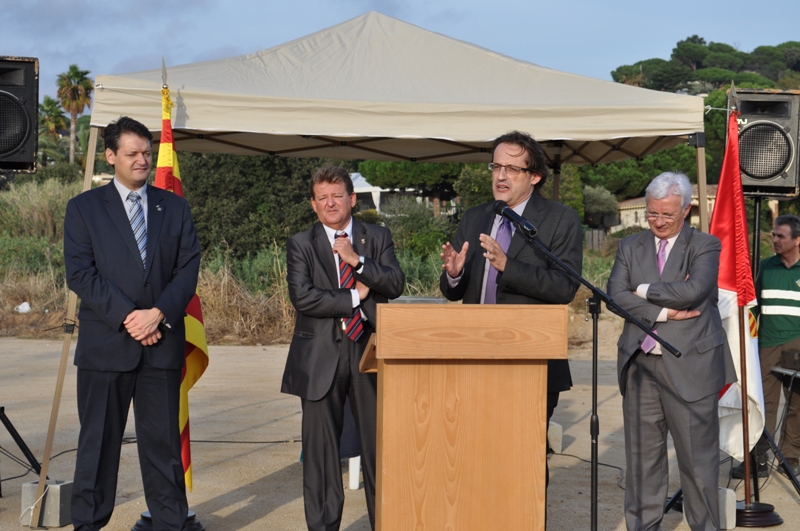 Collocaci primera pedra de l'Institut de Sant Vicen de Montalt