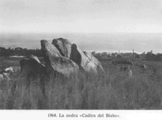 1964 - La pedra "Cadira del Bisbe"