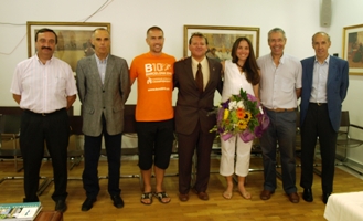 Acte reconeixement a l'atleta Alexandra Panayatou