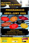 Cartell programacio Telecente març juny 09