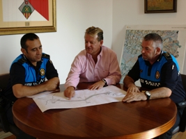 Reunió alcalde caps de la policia local