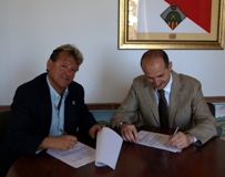 Signatura contracte fibra òptica