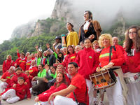 Geganters de Sant Vicenç a Montserrat