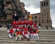 Visita Geganters a Montserrat