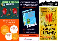 Agenda activitats octubre 2012