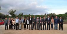 Col·locació primera pedra de l'Institut de Sant Vicenç de Montalt