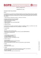Edicte licitació rènting màquina escombradora
