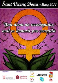 Cartell Sant Vicenç DONA 2014