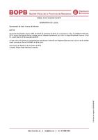 Nomenament arquitecte