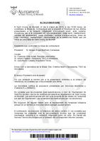 Acta obertura licitació abalisament platja