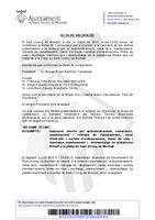 Acta valoració licitació abalisament platja