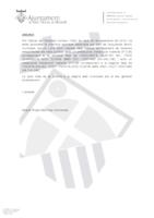 Anunci aprovació memòria asfaltat carrers