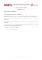 Edicte BOPB nomenament de personal