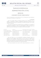 Edicte sobre notificacions d'expedients sancionadors