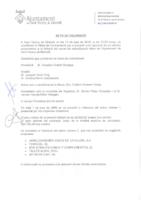 Acta valoració senyalització viària