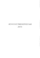 Resultat pressupostari 2014