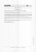 Anunci obres millora Av Verge Montserrat