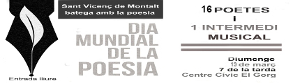 Dia Mundial de la Poesia