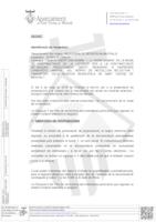 Fixació dates oberturav pliques residus